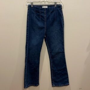 Free People High Rise Denim Flare Jeans